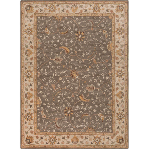 Image of Surya Caesar Traditional Medium Gray, Camel, Dark Brown, Sage, Charcoal, Khaki, Tan Rugs CAE-1093