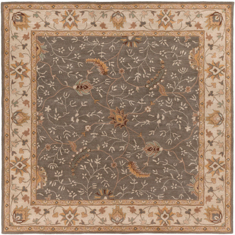 Image of Surya Caesar Traditional Medium Gray, Camel, Dark Brown, Sage, Charcoal, Khaki, Tan Rugs CAE-1093