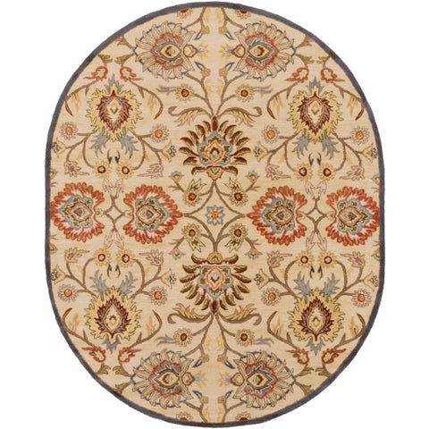 Image of Surya Caesar Traditional Ivory, Denim, Brick, Khaki, Camel, Pale Blue, Burnt Orange, Dark Brown, Moss Rugs CAE-1116