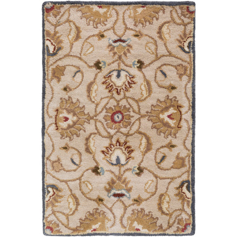 Image of Surya Caesar Traditional Butter, Tan, Burnt Orange, Camel, Charcoal, Bright Yellow, Medium Gray Rugs CAE-1118