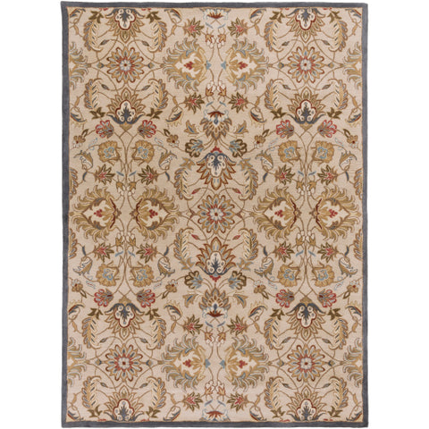 Image of Surya Caesar Traditional Butter, Tan, Burnt Orange, Camel, Charcoal, Bright Yellow, Medium Gray Rugs CAE-1118