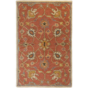 Surya Caesar Traditional Clay, Camel, Burnt Orange, Khaki, Aqua, Black, Tan, Taupe Rugs CAE-1119