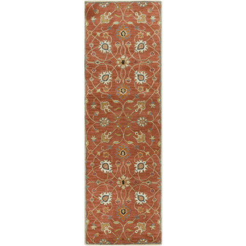 Image of Surya Caesar Traditional Clay, Camel, Burnt Orange, Khaki, Aqua, Black, Tan, Taupe Rugs CAE-1119