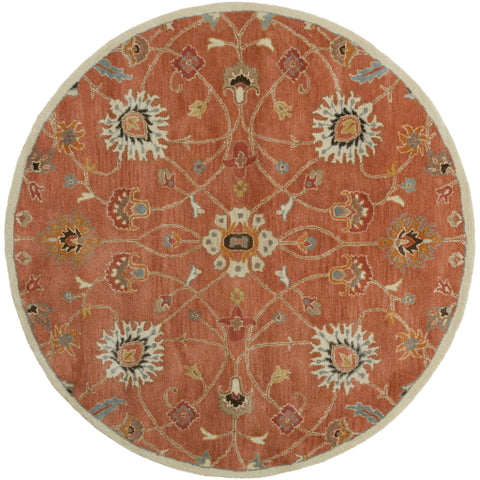 Image of Surya Caesar Traditional Clay, Camel, Burnt Orange, Khaki, Aqua, Black, Tan, Taupe Rugs CAE-1119