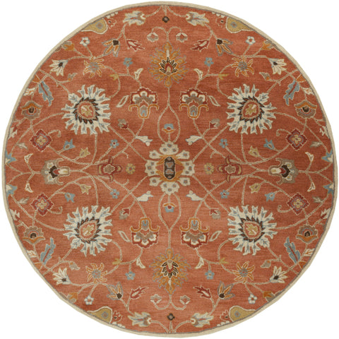 Image of Surya Caesar Traditional Clay, Camel, Burnt Orange, Khaki, Aqua, Black, Tan, Taupe Rugs CAE-1119