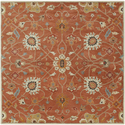 Image of Surya Caesar Traditional Clay, Camel, Burnt Orange, Khaki, Aqua, Black, Tan, Taupe Rugs CAE-1119