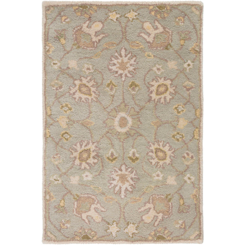 Image of Surya Caesar Traditional Khaki, Medium Gray, Grass Green, Dark Green, Mauve, Wheat, Moss Rugs CAE-1121