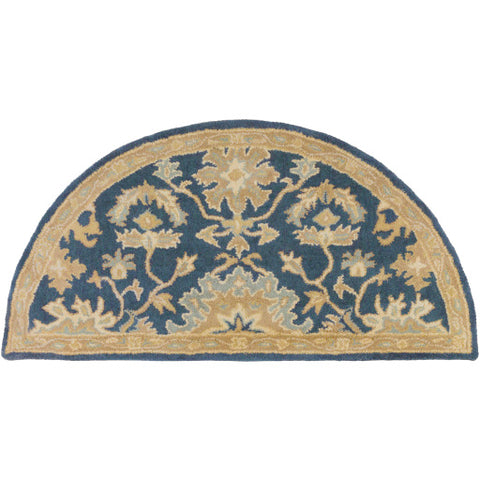 Image of Surya Caesar Traditional Navy, Ivory, Medium Gray, Tan Rugs CAE-1145