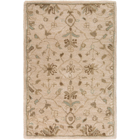 Image of Surya Caesar Traditional Khaki, Medium Gray, Light Gray, Camel, Sage, Dark Brown Rugs CAE-1152