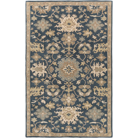 Image of Surya Caesar Traditional Navy, Tan, Teal, Beige, Olive Rugs CAE-1154