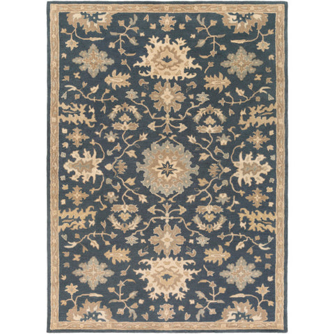 Image of Surya Caesar Traditional Navy, Tan, Teal, Beige, Olive Rugs CAE-1154