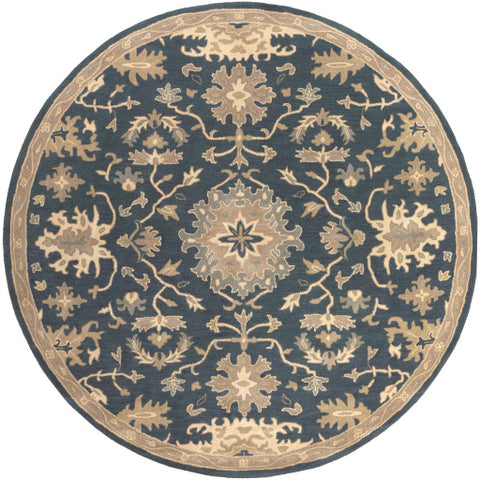 Image of Surya Caesar Traditional Navy, Tan, Teal, Beige, Olive Rugs CAE-1154