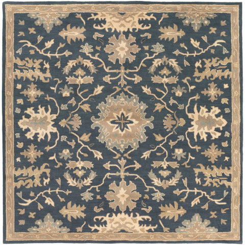 Image of Surya Caesar Traditional Navy, Tan, Teal, Beige, Olive Rugs CAE-1154