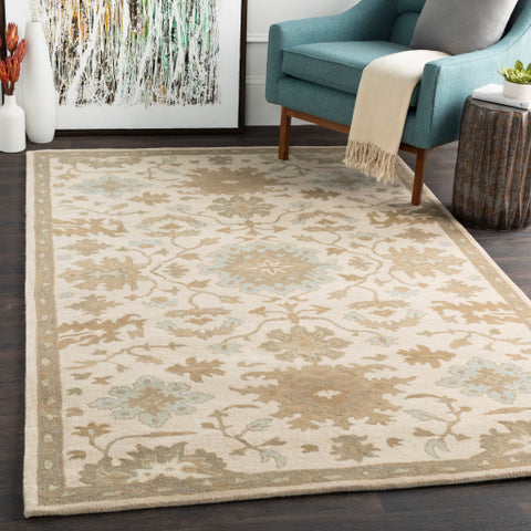 Image of Surya Caesar Traditional Beige, Sage, Light Gray, Olive, Tan Rugs CAE-1161