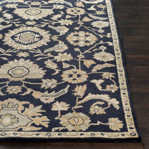 Image of Surya Caesar Traditional Ink, Beige, Sea Foam, Tan Rugs CAE-1164