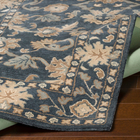 Image of Surya Caesar Traditional Dark Green, Sea Foam, Ivory, Khaki, Tan Rugs CAE-1180