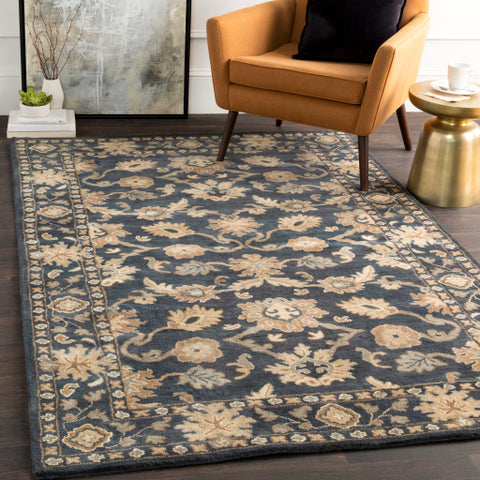 Image of Surya Caesar Traditional Dark Green, Sea Foam, Ivory, Khaki, Tan Rugs CAE-1180