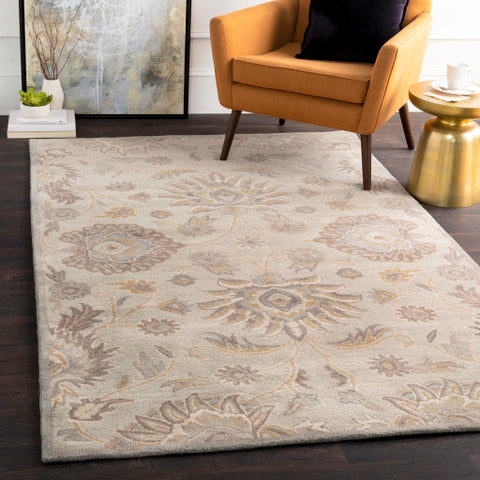 Image of Surya Caesar Traditional Light Gray, Khaki, Camel, Cream, Medium Gray Rugs CAE-1192