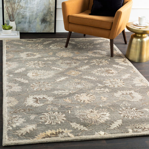 Image of Surya Caesar Traditional Charcoal, Taupe, Dark Brown, Black, Khaki, Beige, Camel Rugs CAE-1199