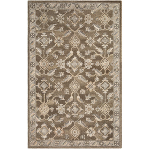 Image of Surya Caesar Traditional Dark Brown, Charcoal, Taupe, Khaki, Beige, Camel, Black Rugs CAE-1200