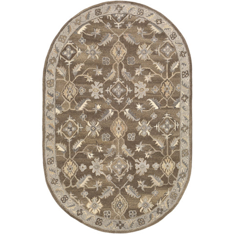 Image of Surya Caesar Traditional Dark Brown, Charcoal, Taupe, Khaki, Beige, Camel, Black Rugs CAE-1200