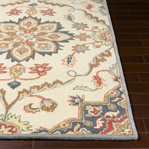 Image of Surya Caesar Traditional Rust, Denim, Tan, Sage, Khaki, Cream Rugs CAE-1206