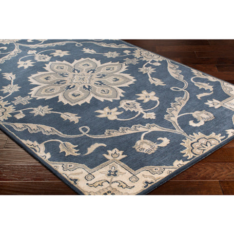 Image of Surya Caesar Traditional Navy, Khaki, Beige, Sage, Tan Rugs CAE-1207