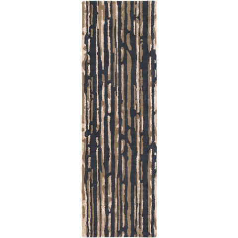 Image of Surya Modern Classics Modern Black, Cream, Tan, Dark Brown Rugs CAN-2075