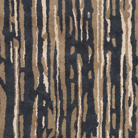 Image of Surya Modern Classics Modern Black, Cream, Tan, Dark Brown Rugs CAN-2075