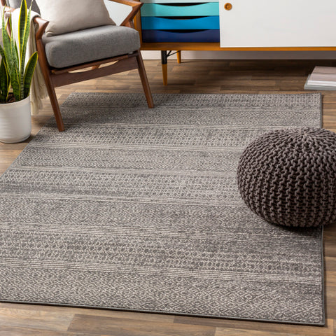 Image of Surya Chester Global Medium Gray, Khaki, Light Gray Rugs CHE-2304