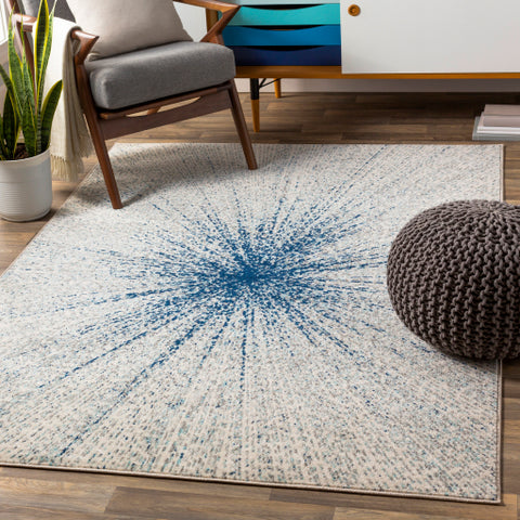 Image of Surya Chester Modern Light Gray, Aqua, Dark Blue, Medium Gray, Khaki Rugs CHE-2306