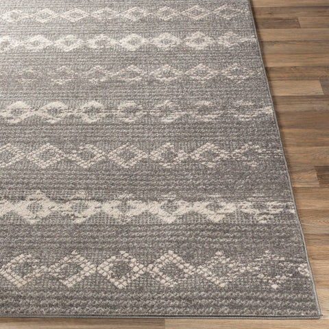 Image of Surya Chester Global Medium Gray, Light Gray, Khaki Rugs CHE-2307