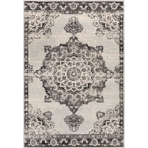 Surya Chester Traditional Medium Gray, Black, Light Gray, Khaki Rugs CHE-2318