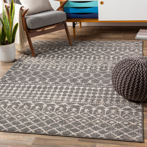 Image of Surya Chester Global Medium Gray, Light Gray, Khaki Rugs CHE-2321