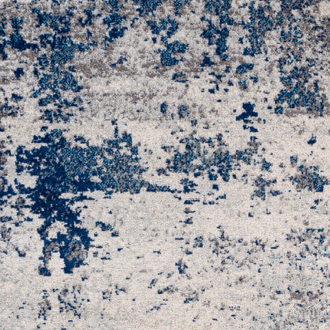 Image of Surya Chester Modern Medium Gray, Aqua, White, Dark Blue Rugs CHE-2339