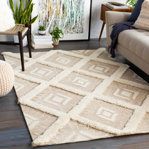 Image of Surya Cherokee Global Tan, Cream Rugs CHK-2304