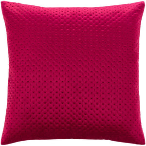 Surya Calista Solid & Border Fuschia Pillow Cover CIA-001-Wanderlust Rugs