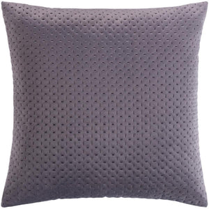Surya Calista Solid & Border Charcoal Pillow Cover CIA-002-Wanderlust Rugs