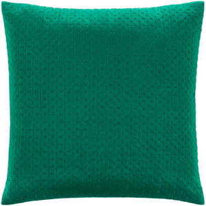 Surya Calista Solid & Border Emerald Pillow Cover CIA-004-Wanderlust Rugs