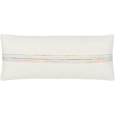 Image of Surya Carine Modern Cream, White, Bright Orange, Teal, Bright Pink, Beige, Black, Pale Pink, Olive, Lime, Bright Blue Pillow Cover CIE-001-Wanderlust Rugs