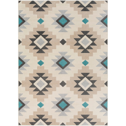 Image of Surya City Rustic Aqua, Beige, Light Gray, Taupe, Khaki Rugs CIT-2304