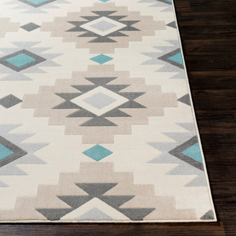 Image of Surya City Rustic Aqua, Beige, Light Gray, Taupe, Khaki Rugs CIT-2304