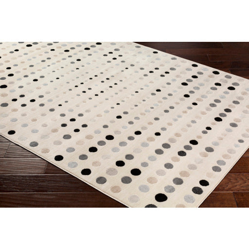 Surya City Modern Light Gray, Taupe, Beige, Khaki, Black Rugs CIT-2307