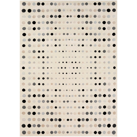 Image of Surya City Modern Light Gray, Taupe, Beige, Khaki, Black Rugs CIT-2307