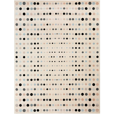 Image of Surya City Modern Light Gray, Taupe, Beige, Khaki, Black Rugs CIT-2307