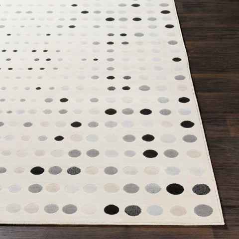 Image of Surya City Modern Light Gray, Taupe, Beige, Khaki, Black Rugs CIT-2307