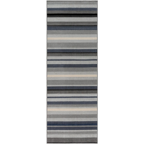 Image of Surya City Modern Light Gray, Taupe, Black, Charcoal, Beige Rugs CIT-2312