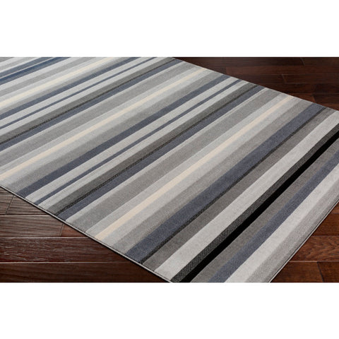 Image of Surya City Modern Light Gray, Taupe, Black, Charcoal, Beige Rugs CIT-2312
