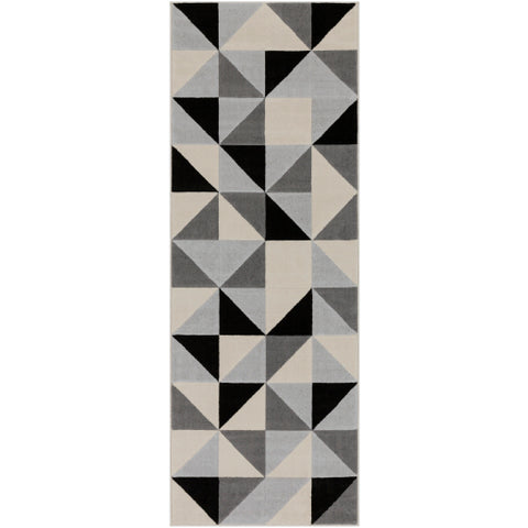 Image of Surya City Modern Black, Beige, Light Gray, Taupe Rugs CIT-2313