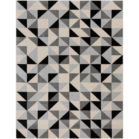 Image of Surya City Modern Black, Beige, Light Gray, Taupe Rugs CIT-2313